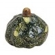 SMALL DECORATION PUMPKIN  5 X 5CM - DARK GREEN