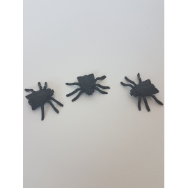 SMALL HALLOWEEN DECORATIONS - BLACK INSECTS 