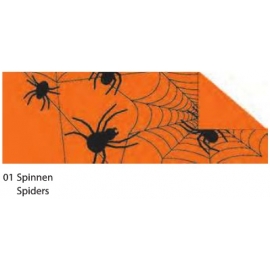 HALLOWEEN CARDBOARD 49.5X68CM - SPIDERS