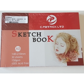 A5 SKETCH BOOK 150GRMS, 30 SHEETS 
