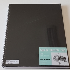 A3 SPIRAL SKETCH PAD 98GRMS, 80 SHEETS 