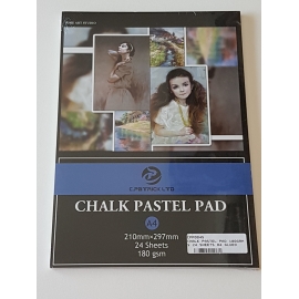 A4 CHALK PASTEL PAD 180GRMS, 24 SHEETS 