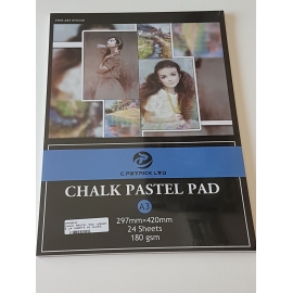 A3 CHALK PASTEL PAD 180GRMS, 24 SHEETS 