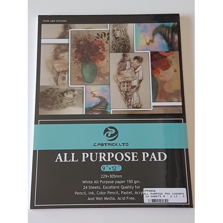 A4 ALL PURPOSE PAD 150GRMS, 24 SHEETS 