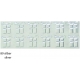 A4 CHEQUERED CARDBOARD 300GRM - LIGHT GREEN