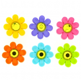 Dress It Up Buttons - Delightful Daisies 
