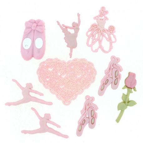 Dress It Up Buttons - Delightful Daisies 