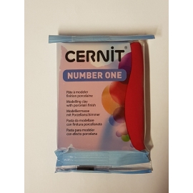 CERNIT POLYMER CLAY 56G -CHRISTMAS RED 