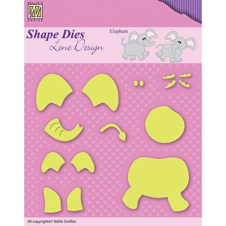 NELLIE'S - SHAPE DIES LENE DESIGN - ELEPHANT 