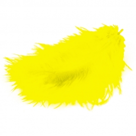 MARABOU FEATHERS - WHITE 