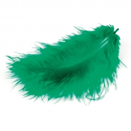 MARABOU FEATHERS - WHITE 