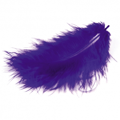 MARABOU FEATHERS - WHITE 