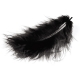 MARABOU FEATHERS - BLACK