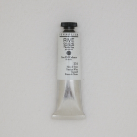 SENNELIER RIVE GAUCHE OIL 40ML - TITANIUM WHITE