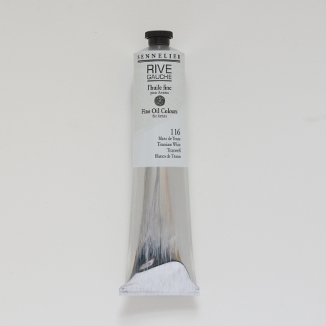 SENNELIER RIVE GAUCHE OIL 40ML - TITANIUM WHITE