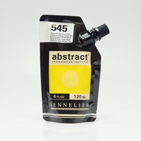 SENNELIER ABSTRACT ACRYLIC 120ML - CADMIUM YELLOW LEMON HUE 