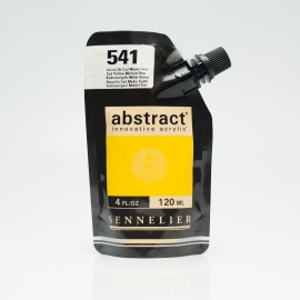 SENNELIER ABSTRACT ACRYLIC PAINT 120ML - CADMIUM YELLOW MEDIUM HUE 