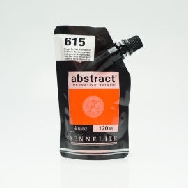 SENNELIER ABSTRACT ACRYLIC PAINT 120ML - CADMIUM RED ORANGE HUE