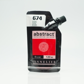 SENNELIER ABSTRACT ACRYLIC 120ML - VERMILION