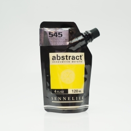 SENNELIER ABSTRACT ACRYLIC PAINT 120ML - CADMIUM YELLOW LEMON HUE BRILLIANT