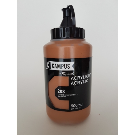 CAMPUS ACRYLIC 500ML - RAW SIENNA