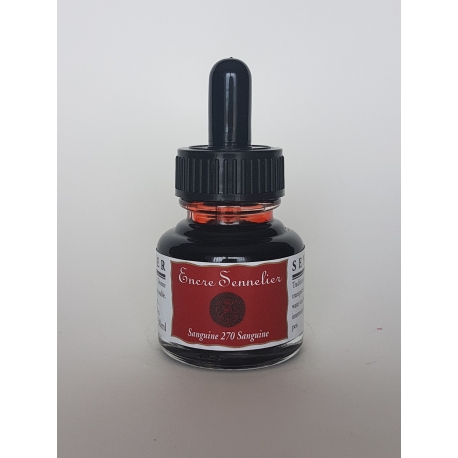 SENNELIER INK 30ML - OPAQUE WHITE
