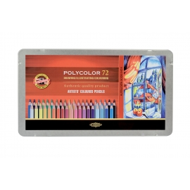 POLYCOLOR - SET OF ARTISTS COLOURED PENCILS - X72