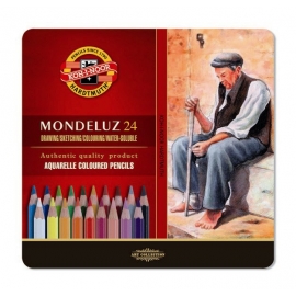 MONDULEZ - SET OF AQUARELLE COLOURED PENCILS - X24