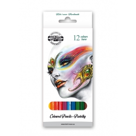SET OF SCHOOL COLOURED PENCILS - X12