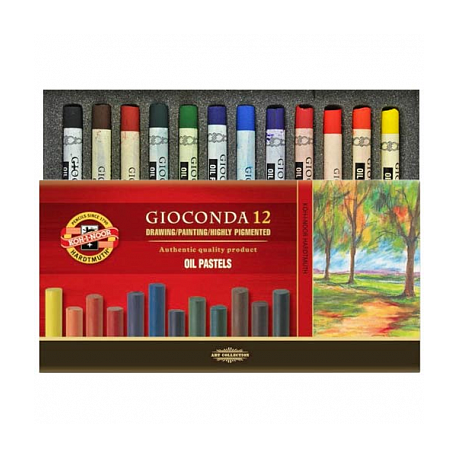 GIOCONDA - SET OF ARTISTS' OIL PASTELS X12